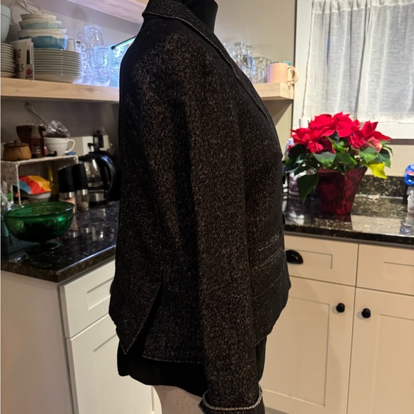 JCrew Women's Charcoal Double-Breasted Jacket - Picture 4 of 11